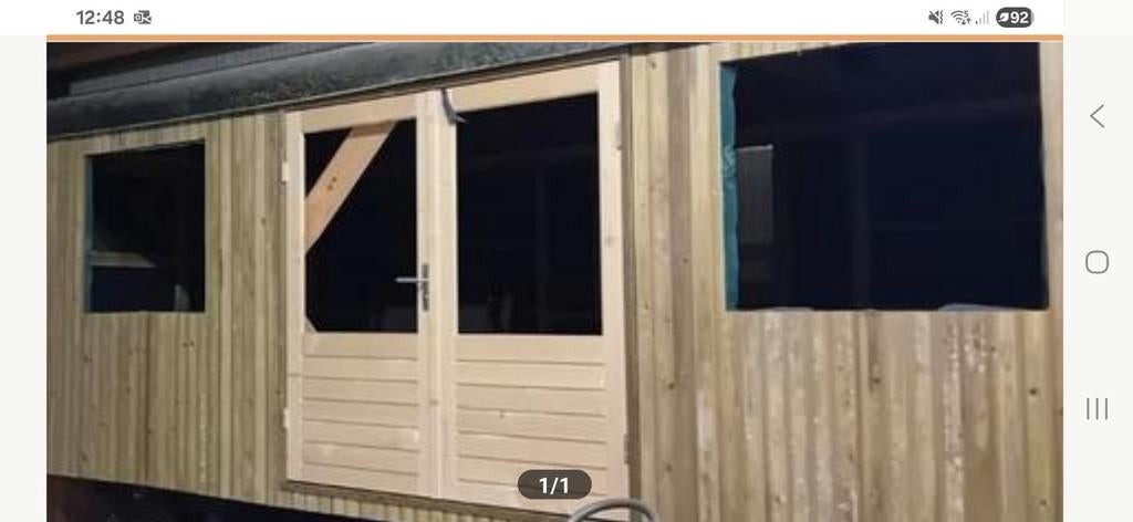 Bouwkeet pipowagen schaftkeet speelhuisje, Doe-het-zelf en Verbouw, Bouwketen en Schaftketen, Ophalen of Verzenden