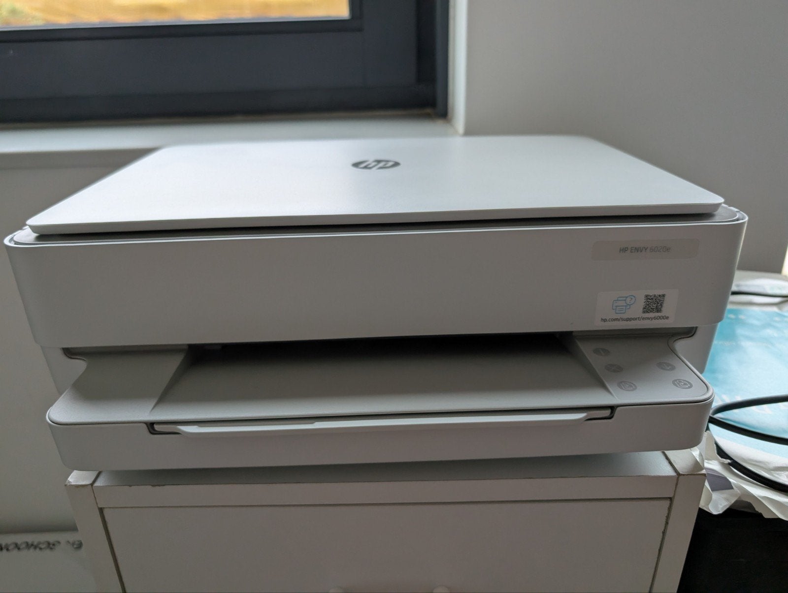 HP ENVY 6020e All-in-One Printer - Zo goed als nieuw, Computers en Software, Ophalen, Inkjetprinter, All-in-one, Draadloos