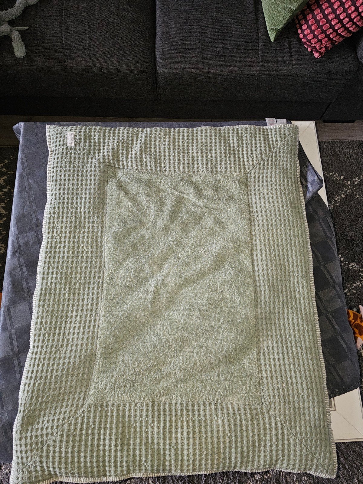Koeka boxkleed stone green/grijs, Ophalen of Verzenden, Gebruikt