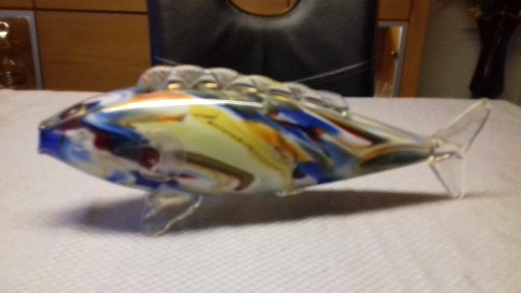 Kleurrijke Murano Vis, Antiek en Kunst, Ophalen