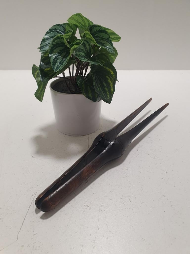 Antieke houten handschoenspanner, Ophalen of Verzenden