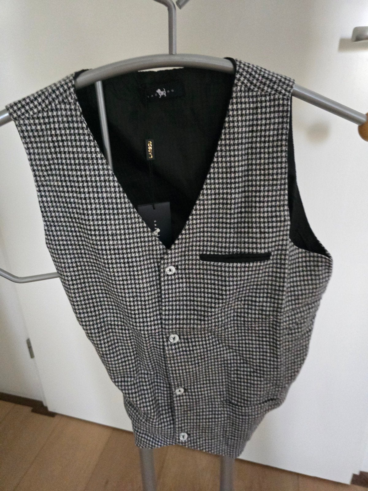 Nieuwe Katon gilet, zwart-wit pied-de-poule, maat xs, Kleding | Dames, Ophalen of Verzenden, Nieuw, Maat 34 (XS) of kleiner, Zwart