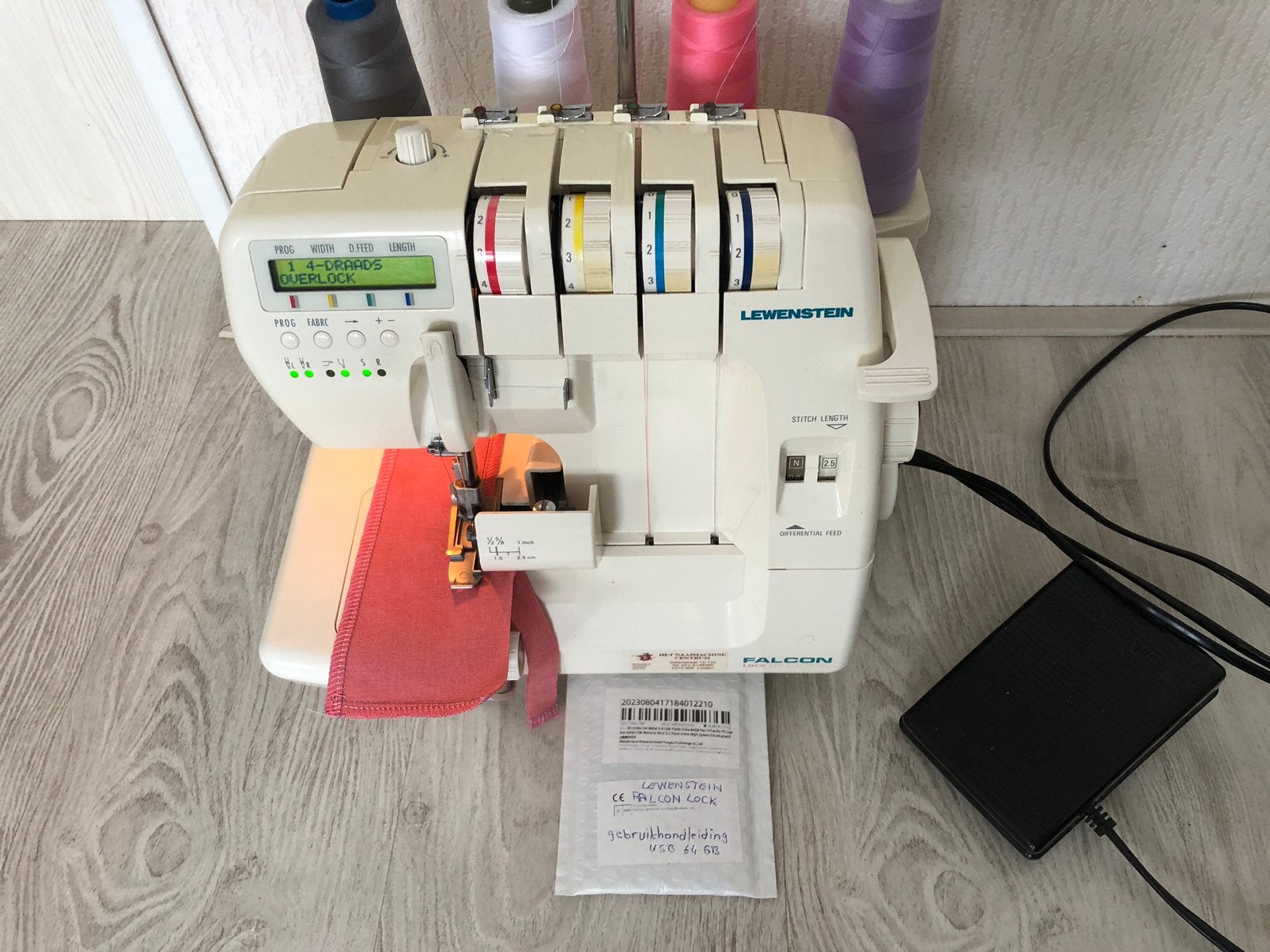 lewenstein falcon lock lcd electronic, Ophalen of Verzenden, Zo goed als nieuw, Lockmachine, Lewenstein