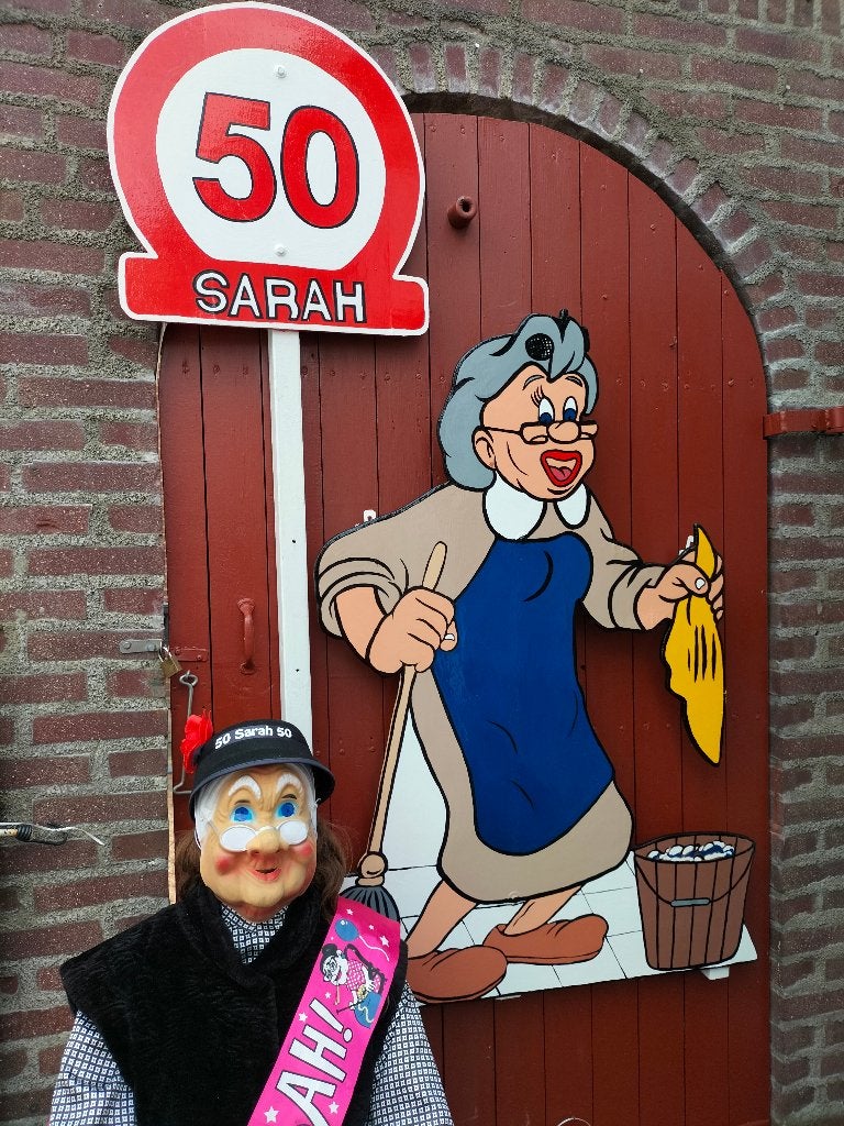 Sarah 50 verjaardag verrassing, interieurverzorgster set., Ophalen, Nieuw, Abraham of Sarah