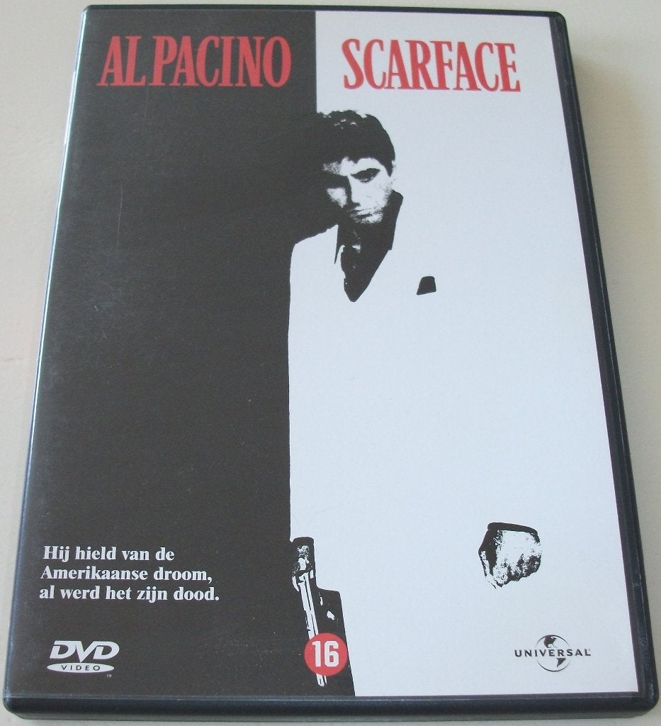 Dvd *** SCARFACE *** De grootste gangsterfilm aller tijden, Vanaf 16 jaar, Ophalen of Verzenden, Zo goed als nieuw, Maffia en Misdaad