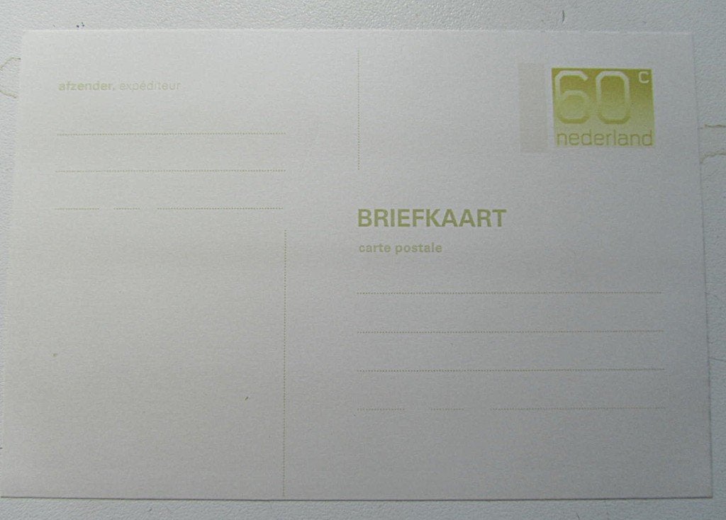 briefkaart 60 cent  ongebruikt, Ophalen of Verzenden, Briefkaart