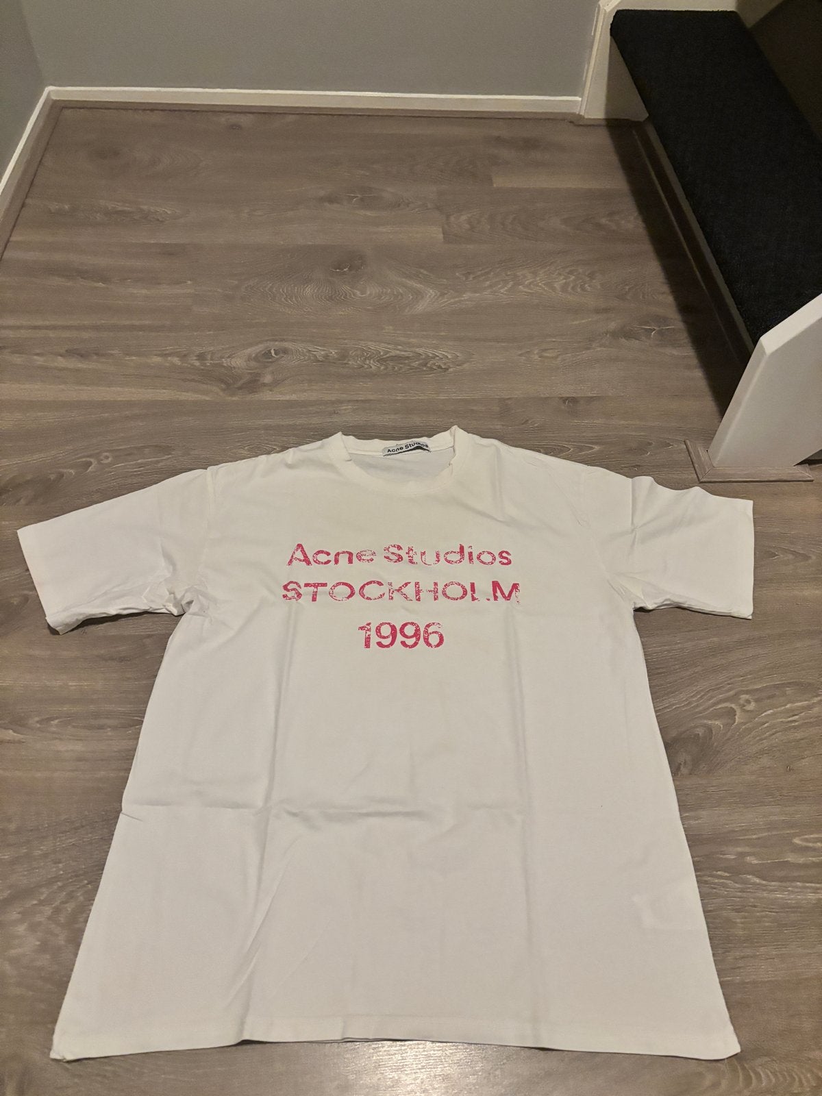 Acne Studios Stockholm 1996 T-shirt - Wit, Ophalen of Verzenden, Zo goed als nieuw, Maat 48/50 (M), Wit