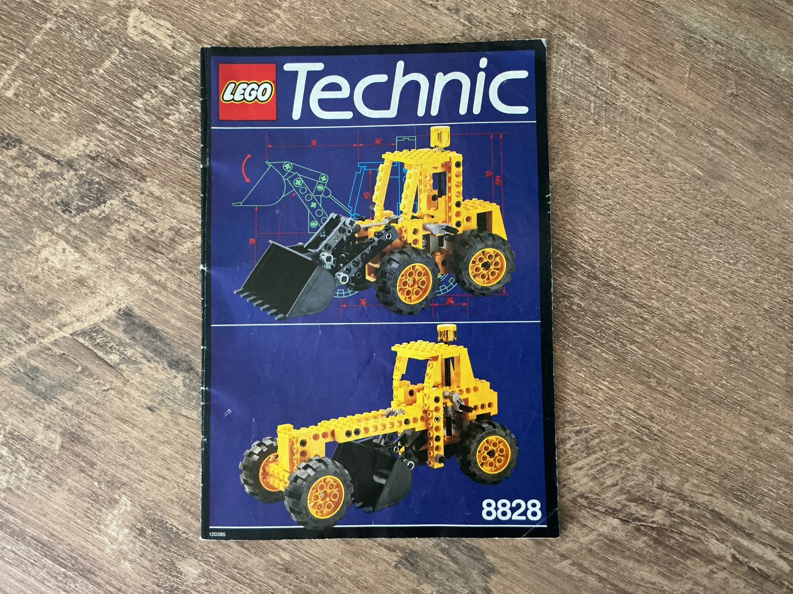 Technic lego 8828 front end loader, Kinderen en Baby's, Ophalen of Verzenden, Gebruikt