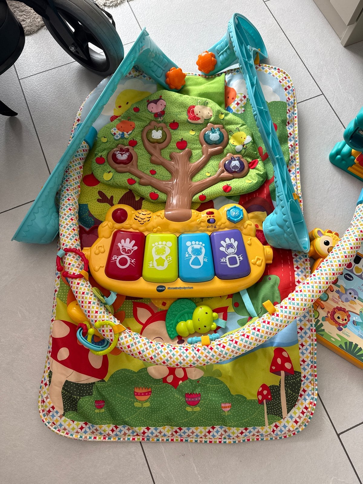 VTech Baby Speelgoed Set - Speelkleed, Piano, Rammelaars, Ophalen of Verzenden, Gebruikt, Speelkleed, Met licht
