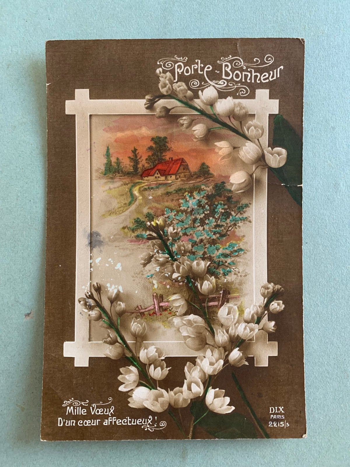24-4-1919 Porte Bonheur, Ophalen of Verzenden, Voor 1920, Gelopen, Overige thema's
