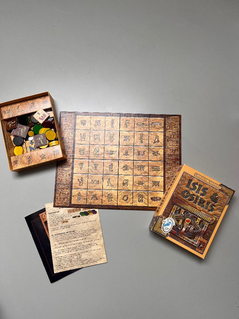 Bordspel Isis & Osiris, Een of twee spelers, Ophalen of Verzenden, Zo goed als nieuw, 999 games.