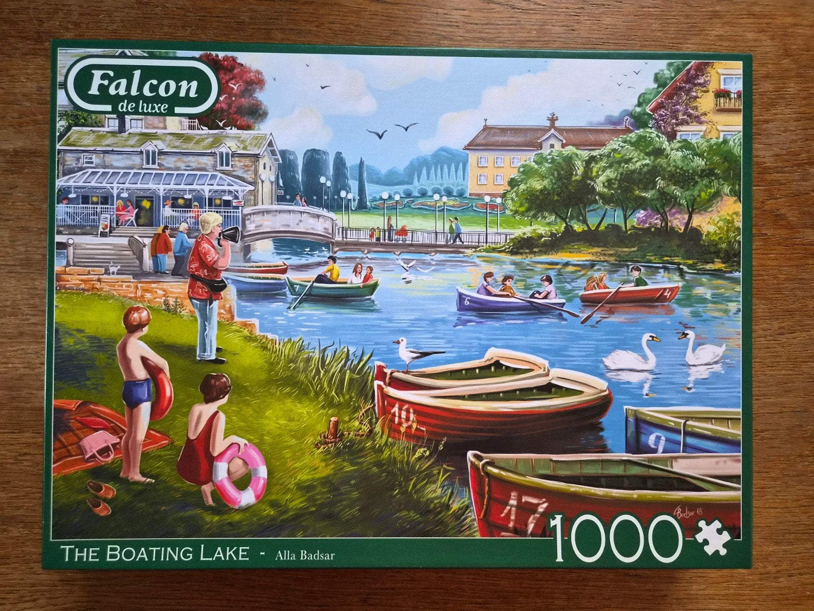 Falcon. The Boating Lake., Hobby en Vrije tijd, Denksport en Puzzels, Ophalen of Verzenden, 500 t/m 1500 stukjes, Zo goed als nieuw
