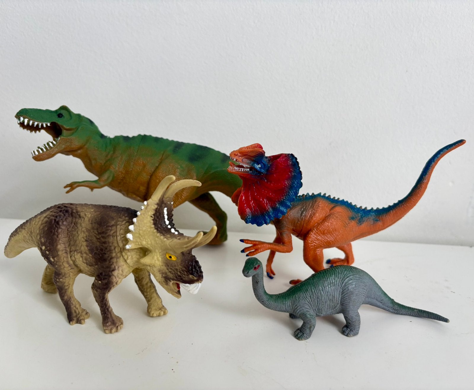 Realistische dino dieren poppetjes | Dino’s 12 - 20 cm groot, Ophalen of Verzenden