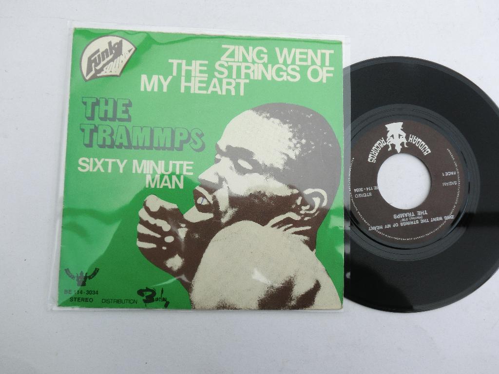 The Trammps Zing with the strings of my heart, Cd's en Dvd's, 7 inch, Single, Ophalen of Verzenden, Zo goed als nieuw