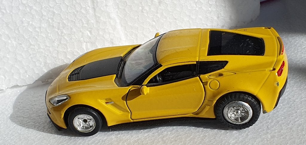 Welly Chevrolet Corvette Z06, Ophalen of Verzenden, Zo goed als nieuw, Auto, Overige merken