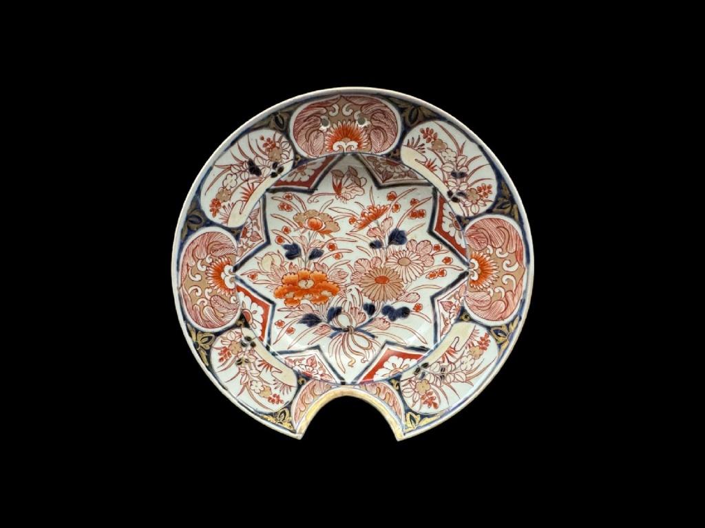 Japans antiek Imari Scheerbekken., Antiek en Kunst, Ophalen
