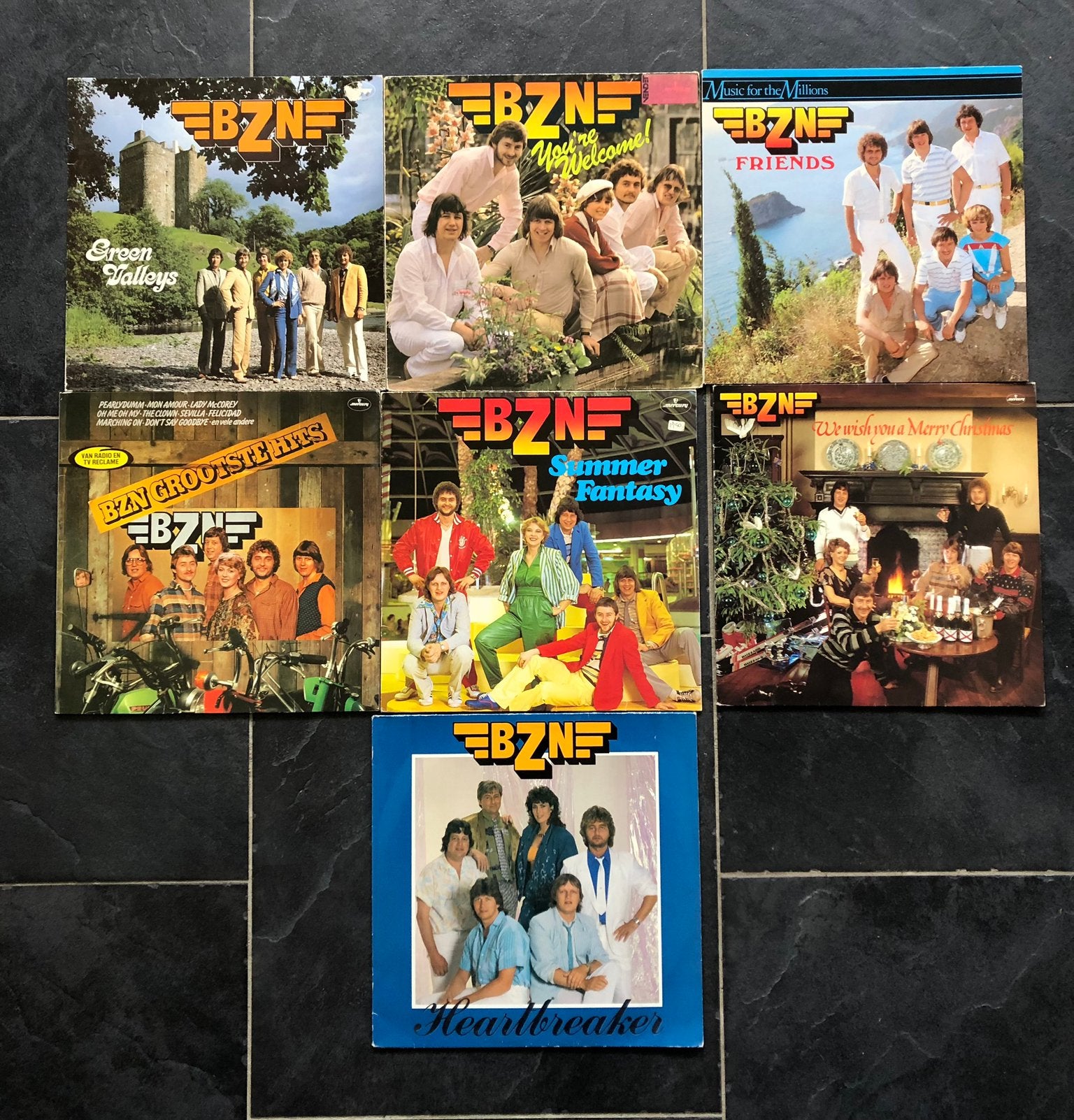 BZN verzameling 7 lp’s, Ophalen, LP
