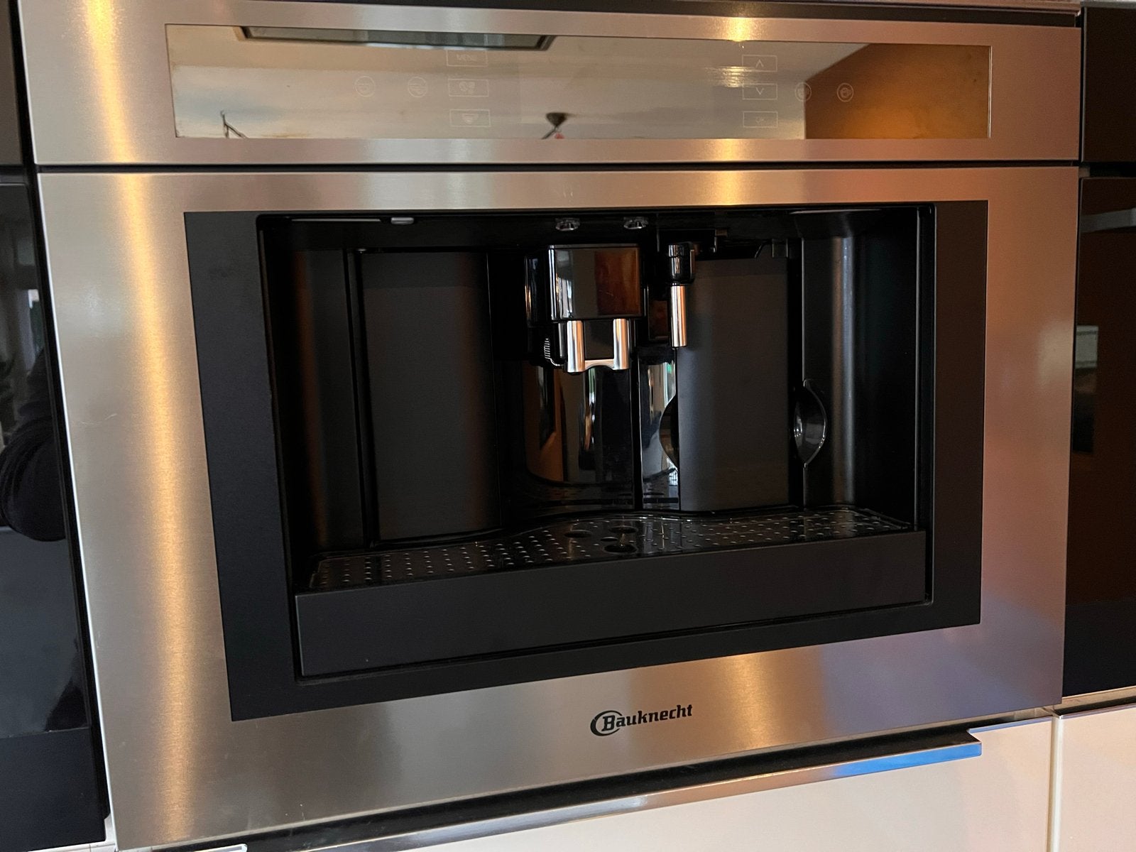 Bauknecht inbouw koffiemachine - defect, voor reparatie, Ophalen, Niet werkend, Koffiemachine, Koffiebonen