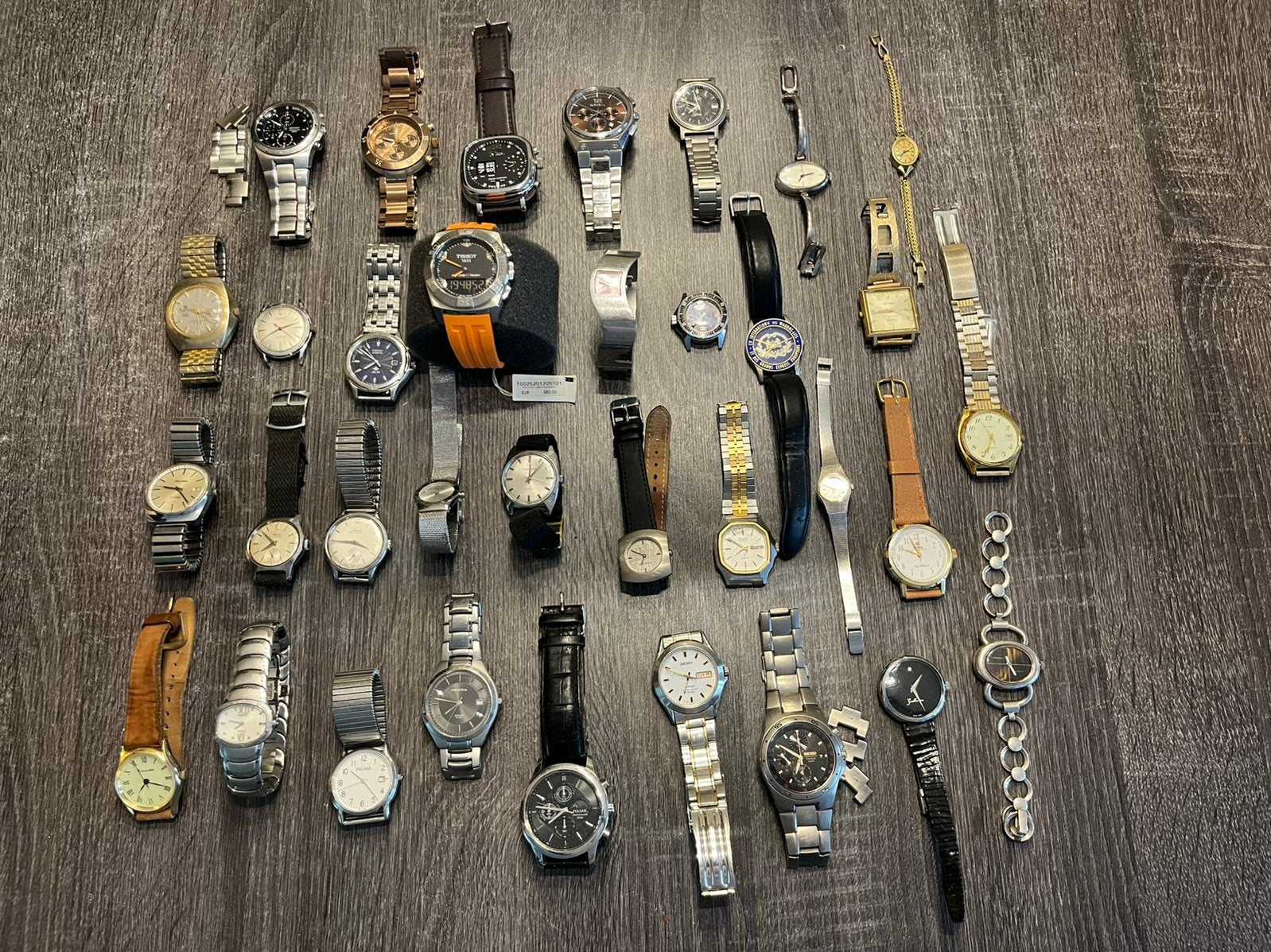 Partij goed werkende horloges, Sieraden, Tassen en Uiterlijk, Horloges | Dames, Gebruikt, Polshorloge, Ophalen of Verzenden, Overige materialen