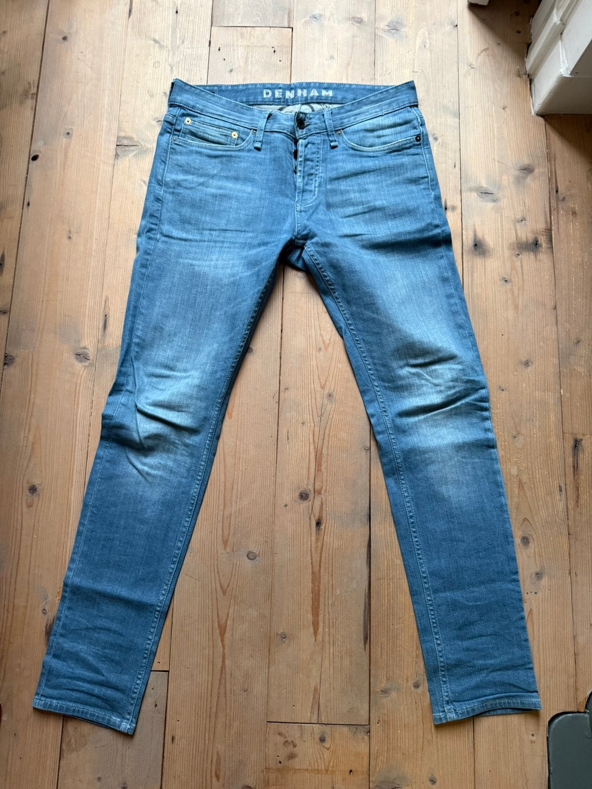 Denham Bolt w31-L32 skinny fit jeans, Ophalen of Verzenden, Gedragen, Blauw, W32 (confectie 46) of kleiner