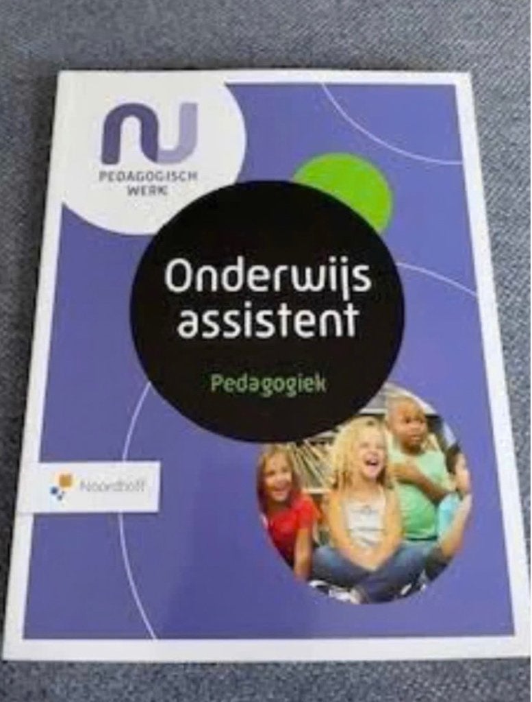 Studieboek Onderwijsassistent Pedagogiek nieuw, Boeken, Ophalen, Noordhoff, Nieuw, MBO