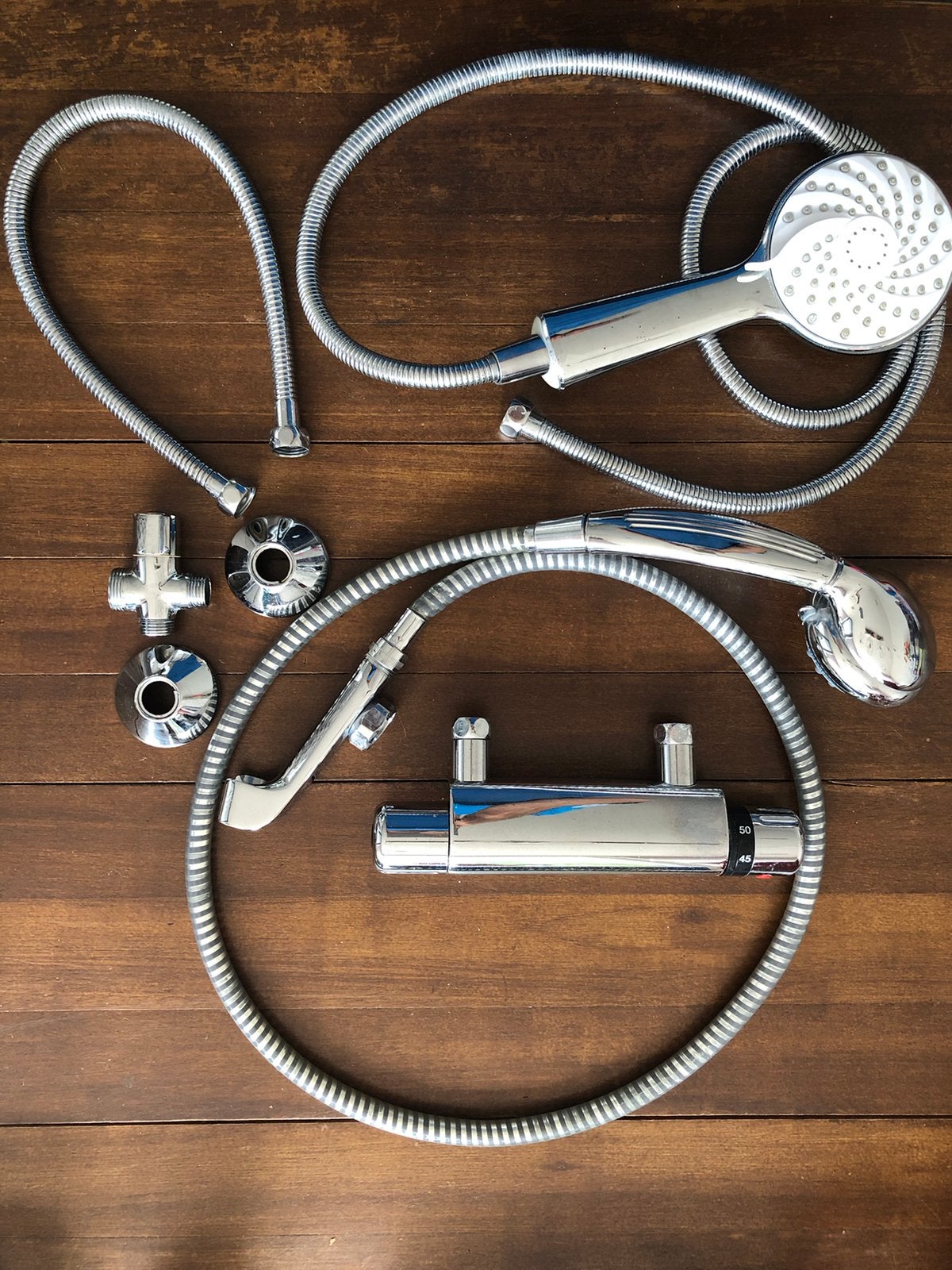 Sanitair spulletjes - oa douchekoppen, rozetten, mengkraan, Ophalen of Verzenden, Gebruikt, Overige typen
