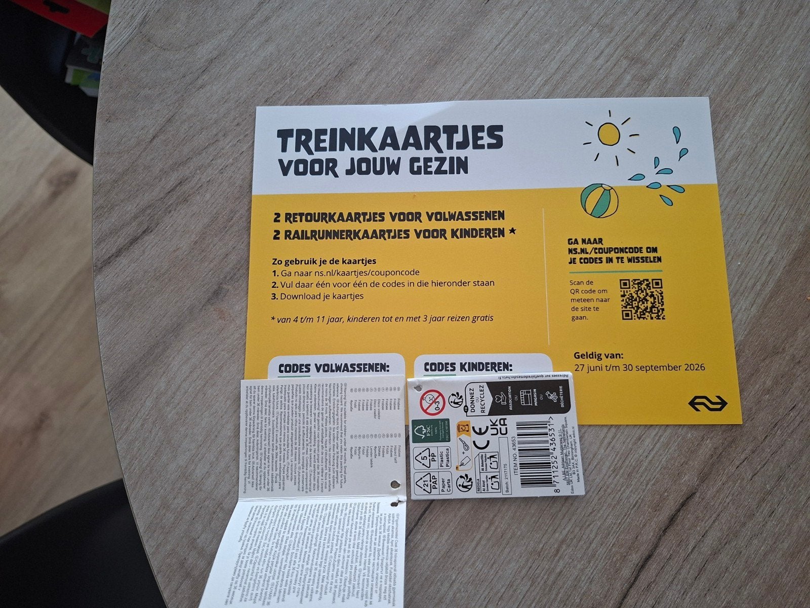 Treinkaartjes, Drie personen of meer, Trein, Met bestemming of datum