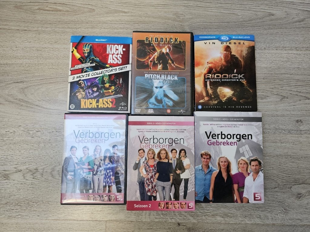Dvd en blu ray actie, disney, sf, komedy etc, Cd's en Dvd's, Dvd's | Actie, Alle leeftijden, Ophalen of Verzenden, Zo goed als nieuw