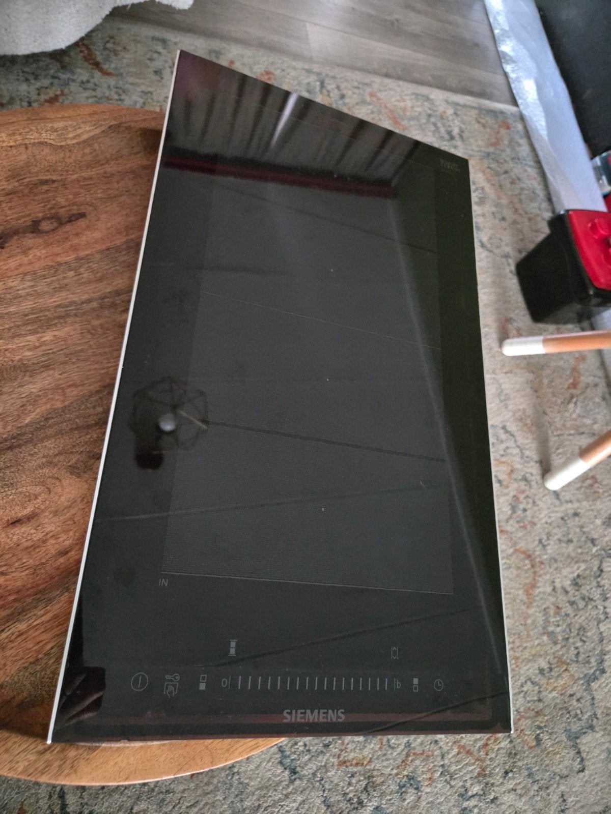 Siemens EX375FXB1E iQ700 Domino Inductiekookplaat 30cm, Witgoed en Apparatuur, Kookplaten, Ophalen, Nieuw, 3 kookzones of minder