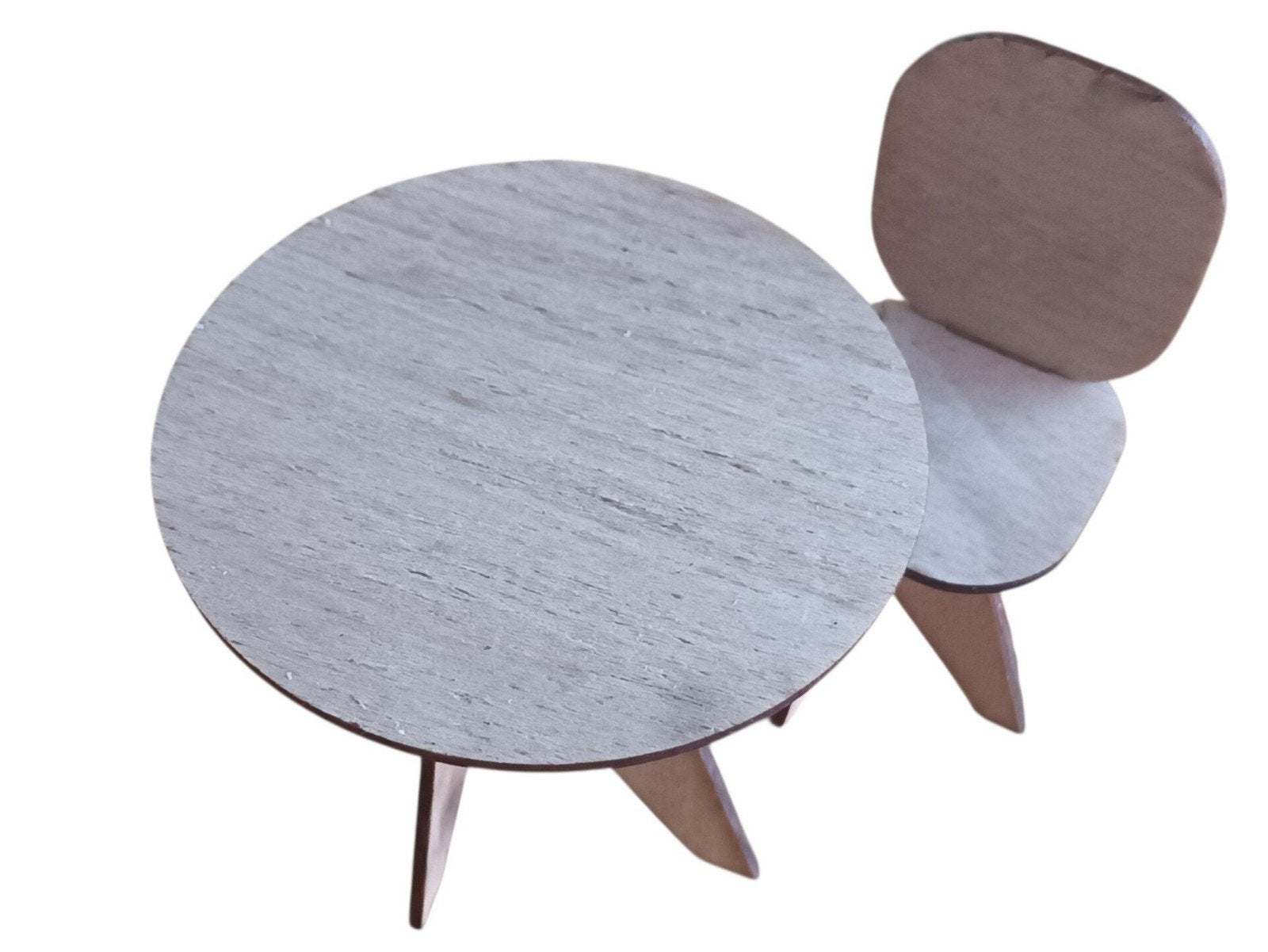 Tafel en stoeltje 1,12, Verzamelen, Ophalen of Verzenden, Poppenhuis