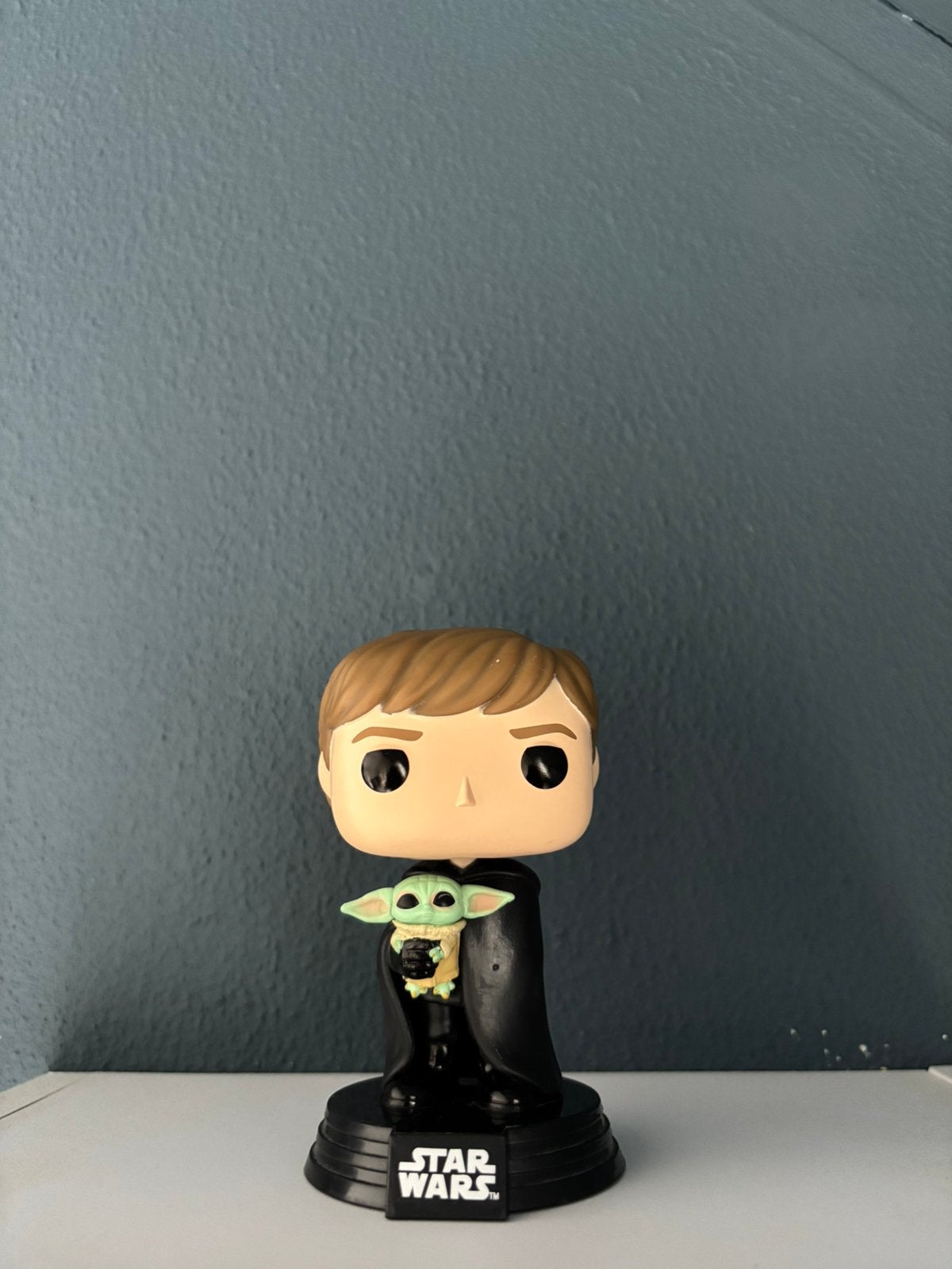 Funko Pop Luke Skywalker met Grogu, Verzamelen, Poppetjes en Figuurtjes, Ophalen of Verzenden, Gebruikt