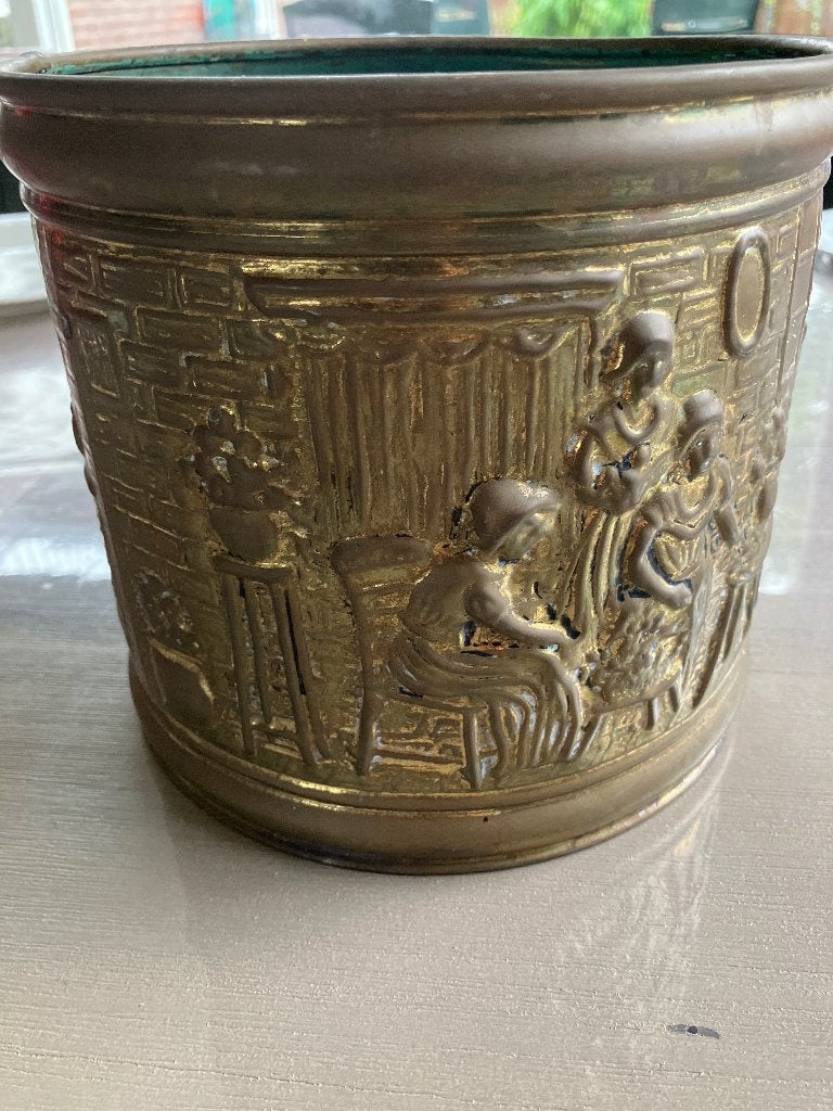 Messing pot, Antiek en Kunst, Antiek | Koper en Brons, Ophalen, Koper
