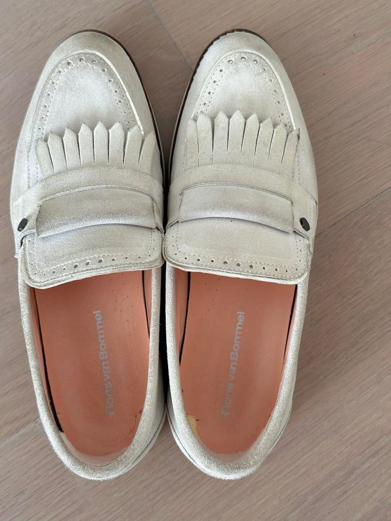 Floris van Bommel dames schoenen leer maat 37,5, Ophalen of Verzenden, Zo goed als nieuw, Instappers