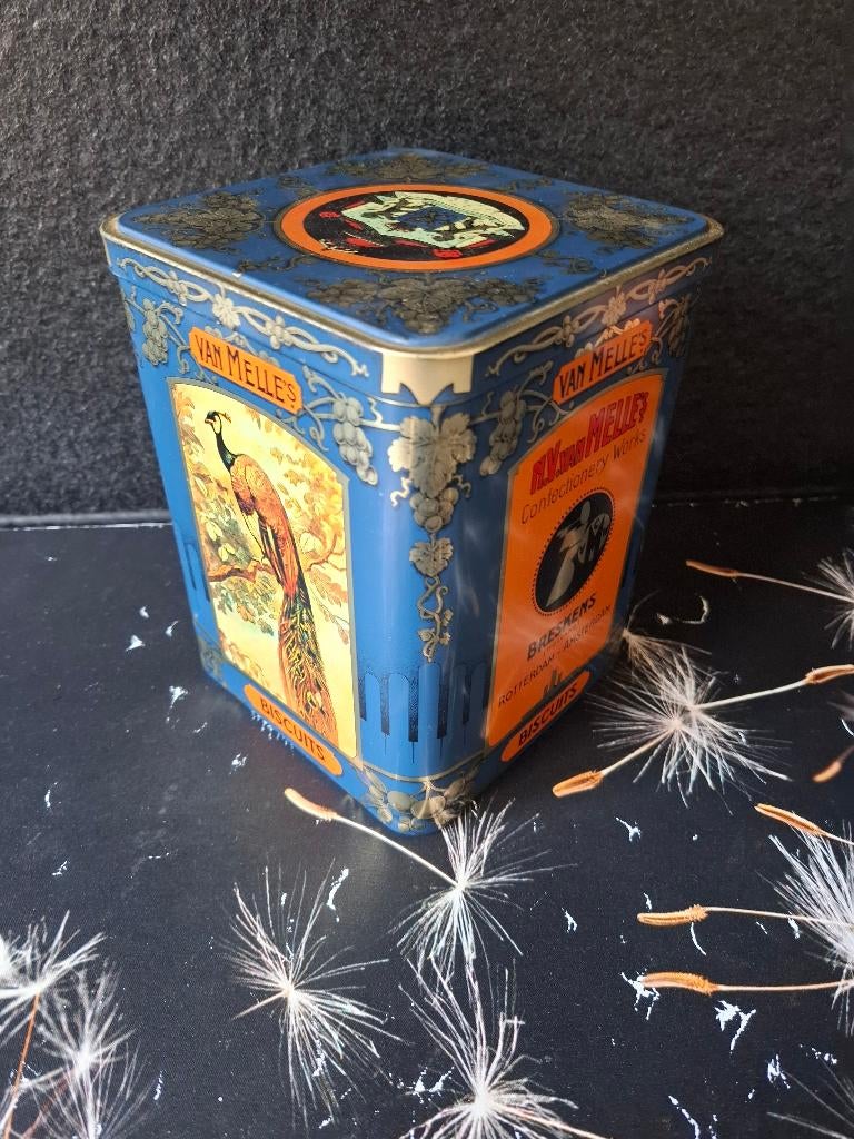 Van melle blik biscuits, Ophalen of Verzenden, Gebruikt, Koek(jes), Overige merken