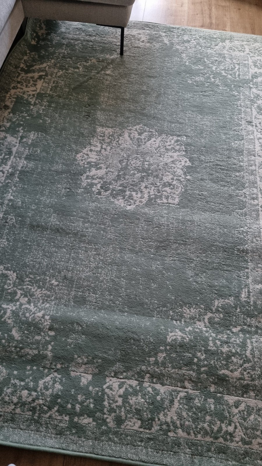 Volero Vloerkleed Vintage Groen, Huis en Inrichting, Stoffering | Tapijten en Kleden, Ophalen, 150 tot 200 cm, Vintage, 200 cm of meer