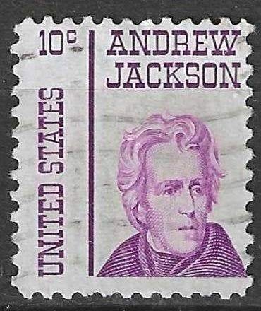 USA 1967/1968 - Yvert 819 - Andrew Jackson   (ST), Verzenden, Gestempeld, Noord-Amerika