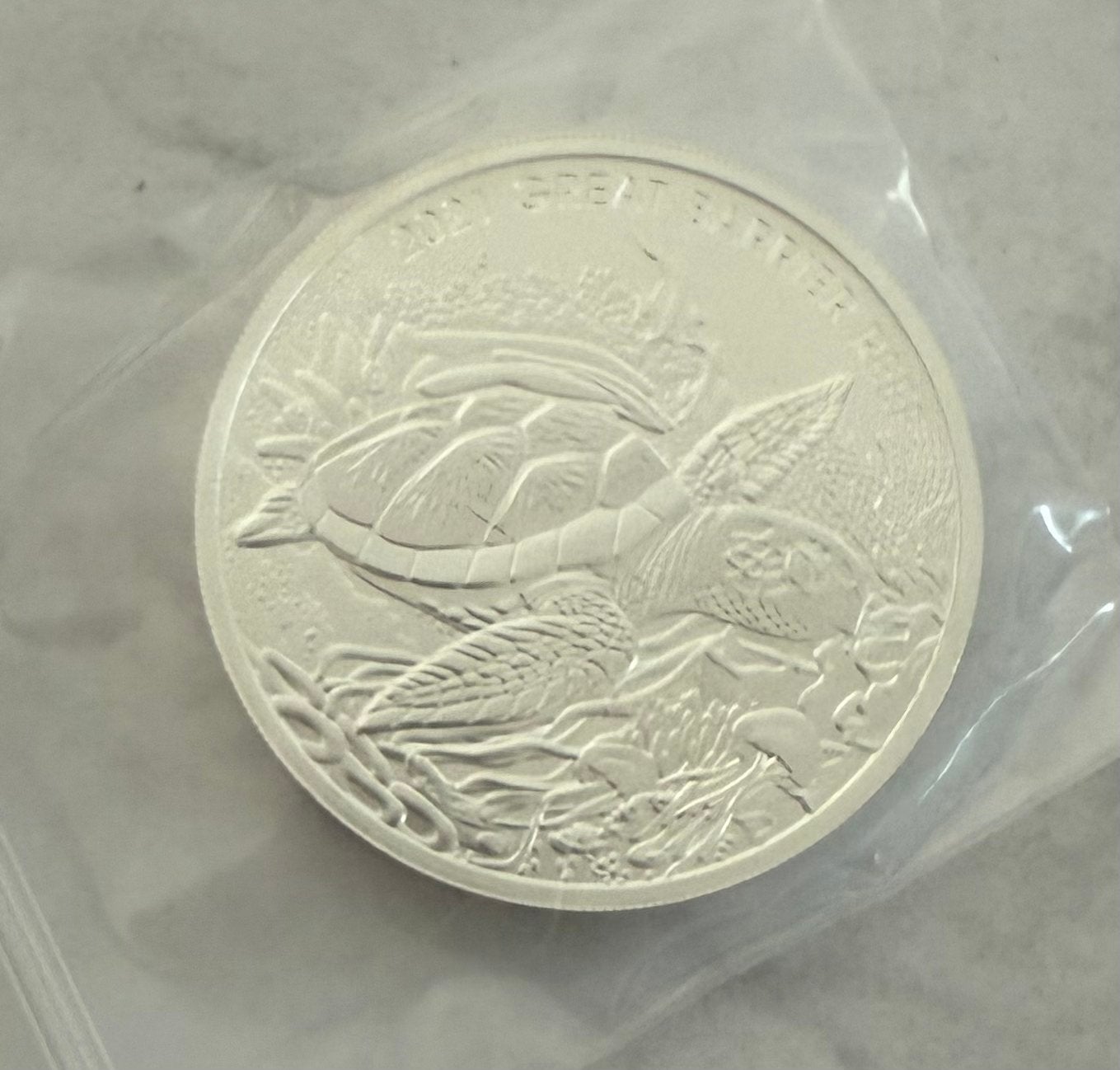 2 ounce 2021 Zilver Great Barrier Reef 999 zilver, Ophalen of Verzenden, Zilver