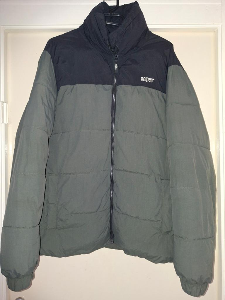 Snipes puffet jacket donker groen zwart maat L, Ophalen of Verzenden, Zo goed als nieuw, Maat 52/54 (L), Snipes