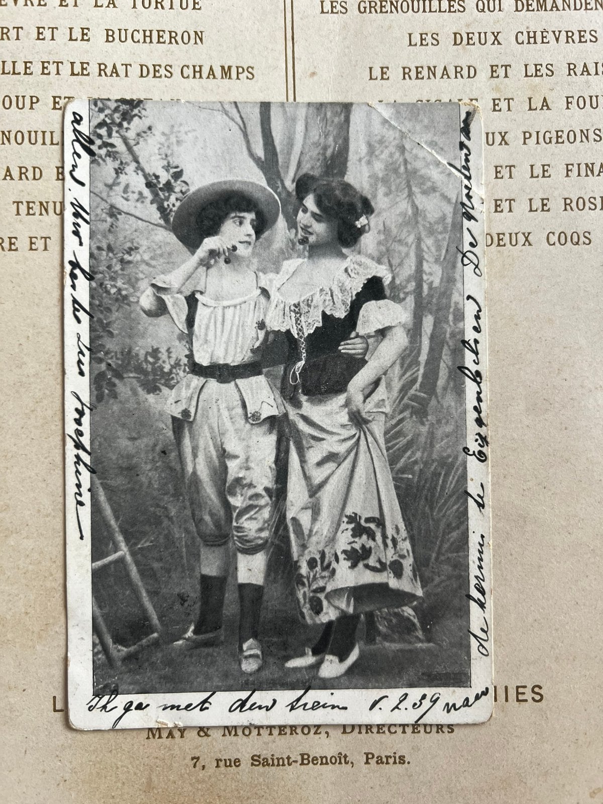 GERESERVEERD 1906 Kersen eten, Ophalen of Verzenden, Voor 1920, Gelopen, Overige thema's