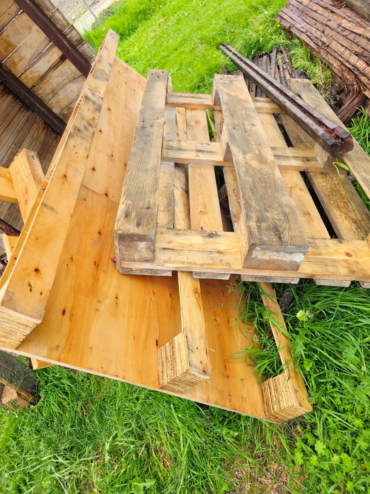 Gebruikte Pallets en Houten Platen, Ophalen, Gebruikt, 25 tot 50 mm, Pallet