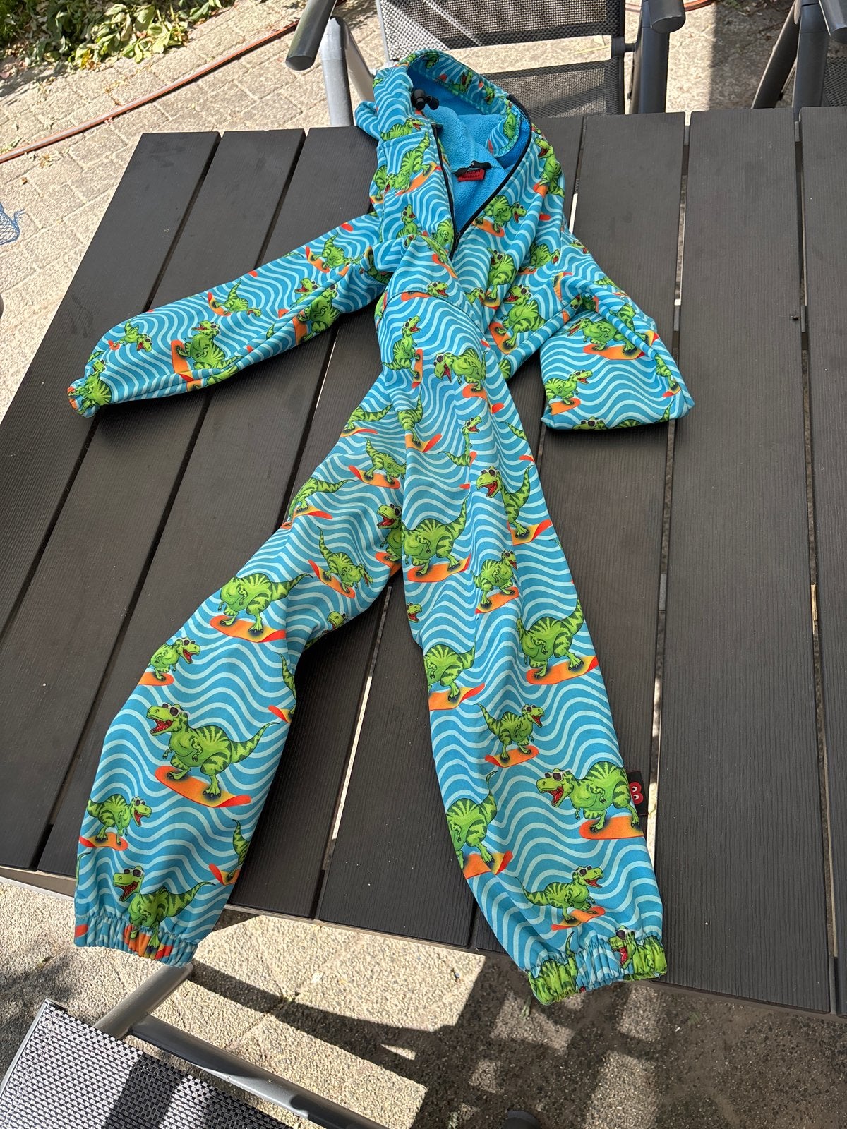 IELM buitenspeelpak/overall. Maat 104 met dino print!, Ophalen of Verzenden, Gebruikt, Jongen of Meisje