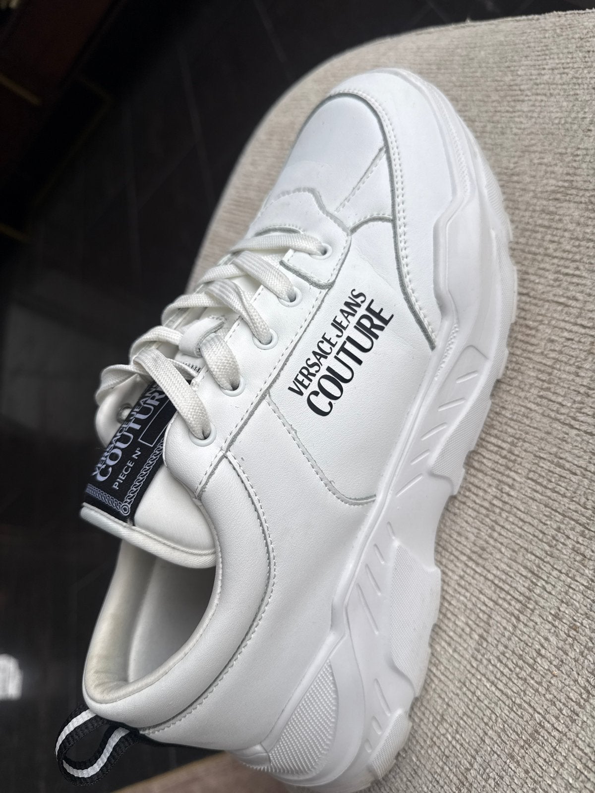 Versace Jeans Couture sneakers - Maat 44, Kleding | Heren, Schoenen, Verzenden, Nieuw, Wit, Sneakers of Gympen