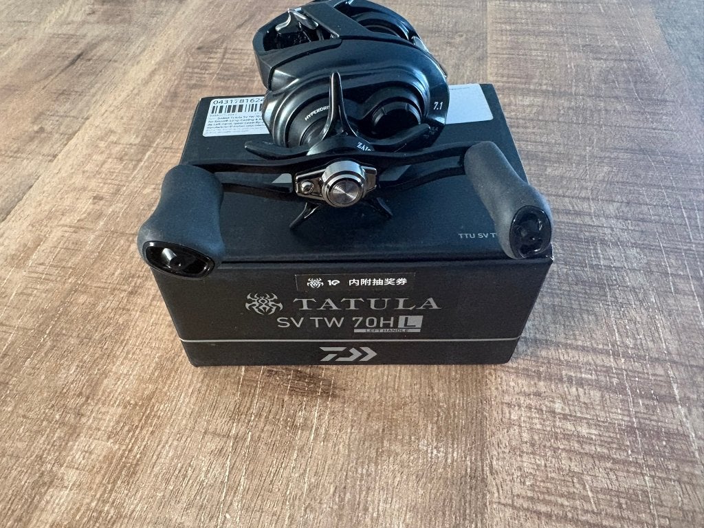 Daiwa Tatula SV TW (2022) met custom Drag-Clicker, Watersport en Boten, Hengelsport | Roofvissen, Verzenden, Nieuw, Molen