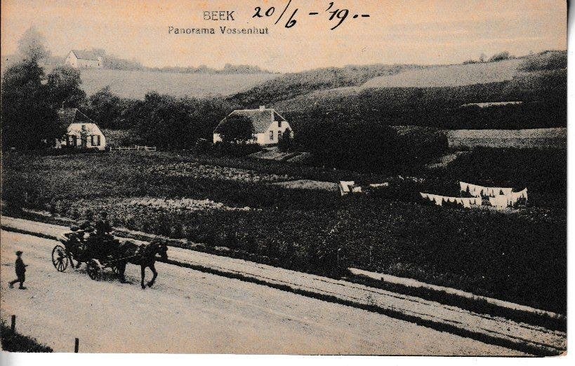 BEEK - 1919 - PANORAMA VOSSENHUT, Verzamelen, Ansichtkaarten | Nederland, Ophalen of Verzenden, Voor 1920, Ongelopen, Gelderland