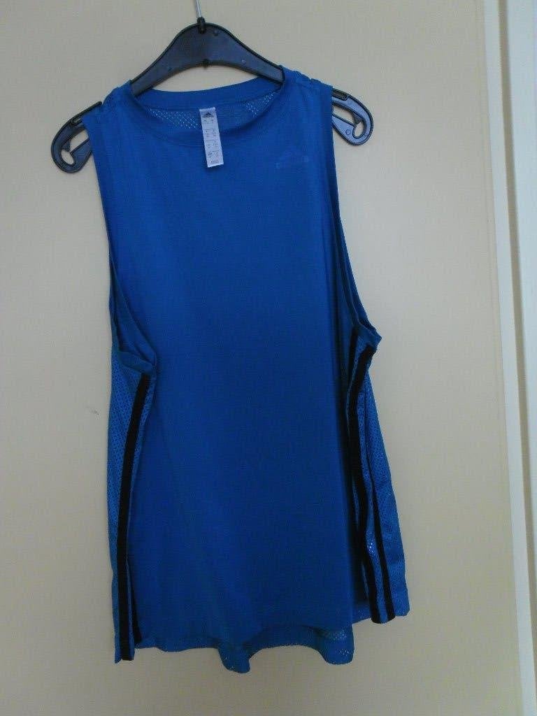 Nieuw adidas heren sportshirt Maat S, Blauw, Nieuw, Ophalen of Verzenden, Adidas