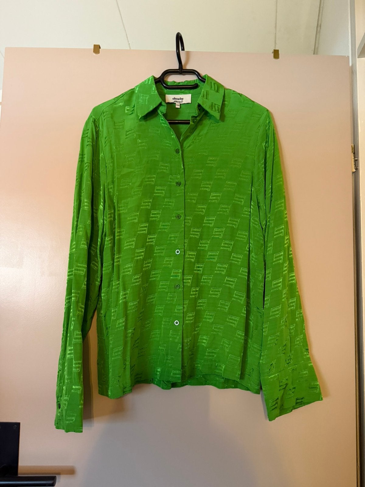 Shoeby blouse x Monica Geuze, Ophalen, Nieuw, Maat 34 (XS) of kleiner, Groen