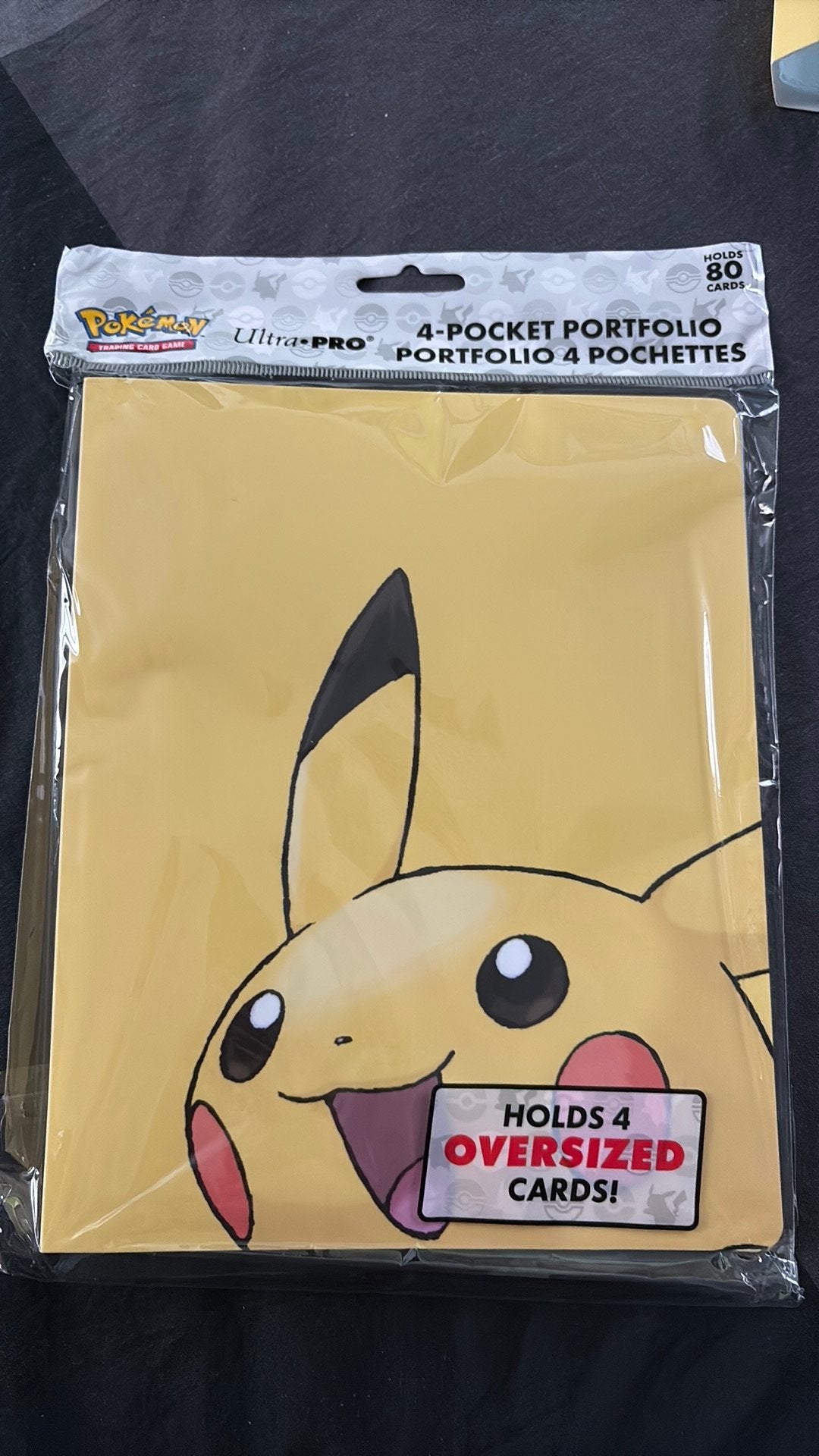 Pokémon Pikachu Binder - Ultra Pro Binder 2x2 80 kaarten, Ophalen of Verzenden, Nieuw, Overige typen
