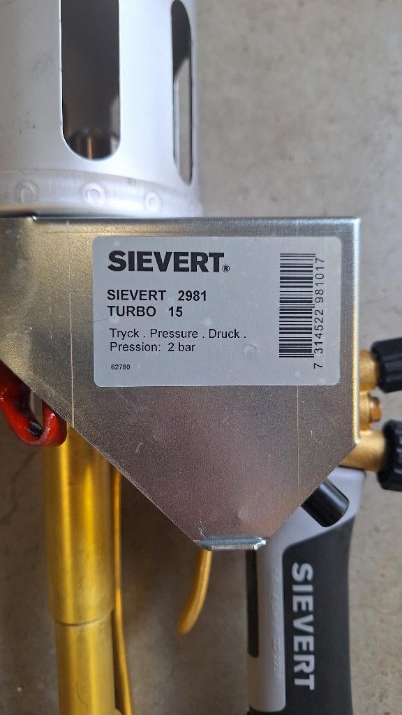 Sievert 2981 Turbo 15 Brander Gasbrander dakbrander NIEUW!, ., Nieuw, Ophalen of Verzenden, .