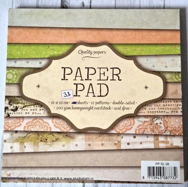 Studio Light paper pad, Ophalen of Verzenden, Zo goed als nieuw, Papier of Karton, Overige merken