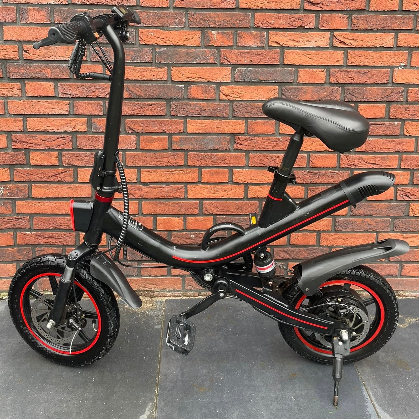 Ouxi V1 elektrische vouwfiets, Ophalen, 14 tot 16 inch, Zo goed als nieuw, Deels opvouwbaar
